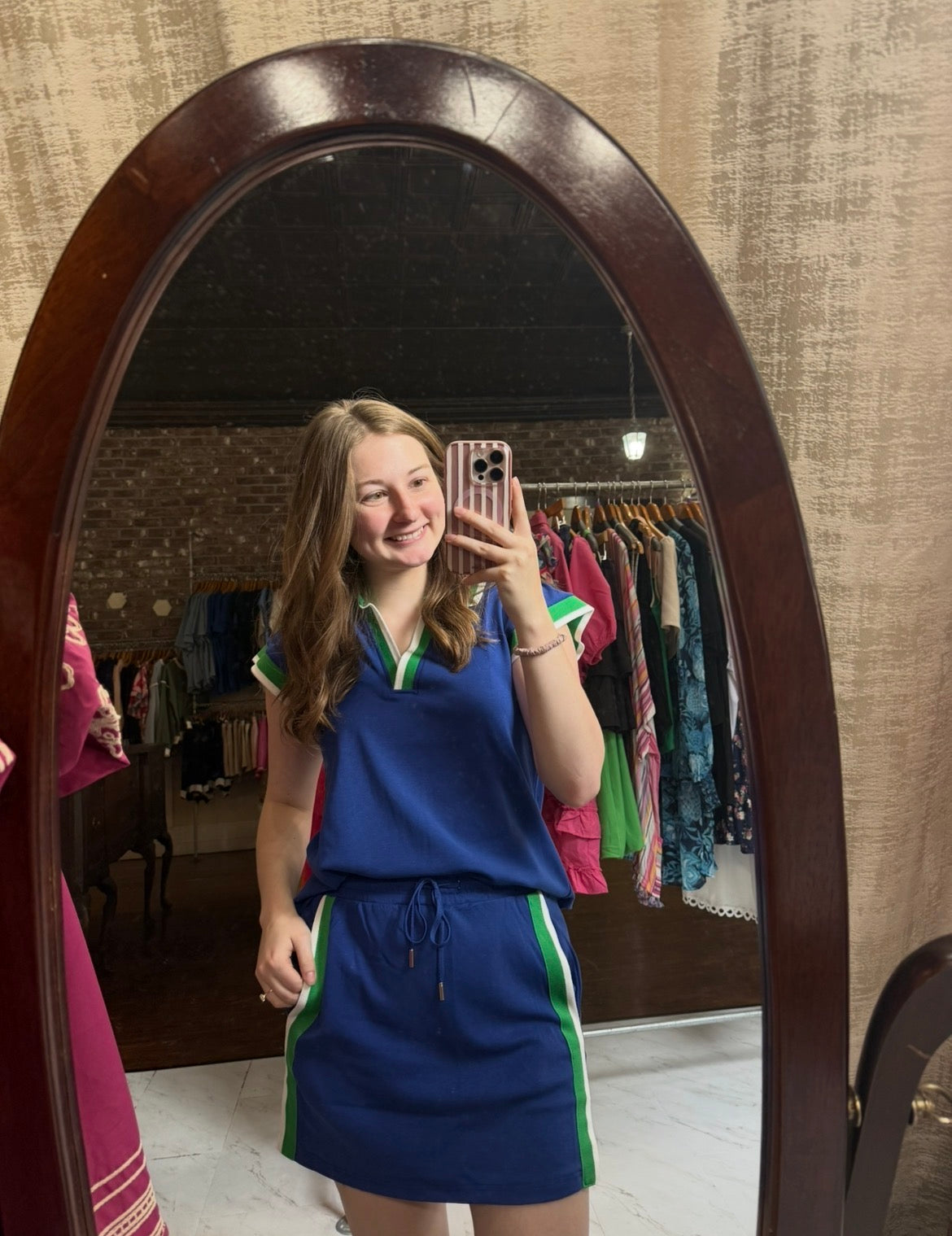 Mary Square - Carissa Set | Blue + Green