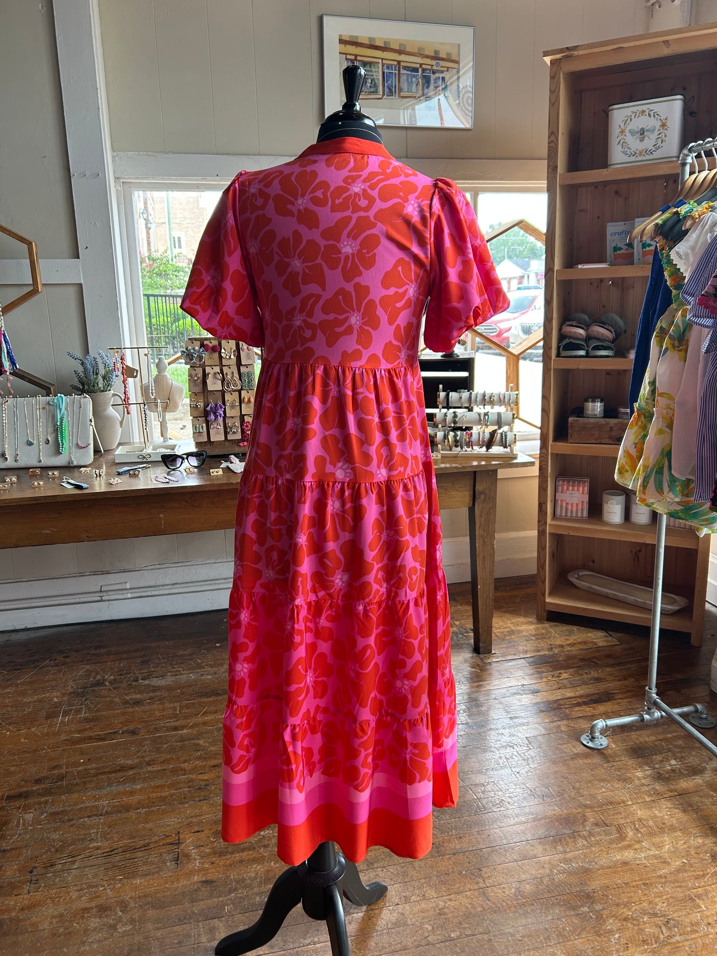 Kinsley Dress | Garden Samba Pink - Mary Square