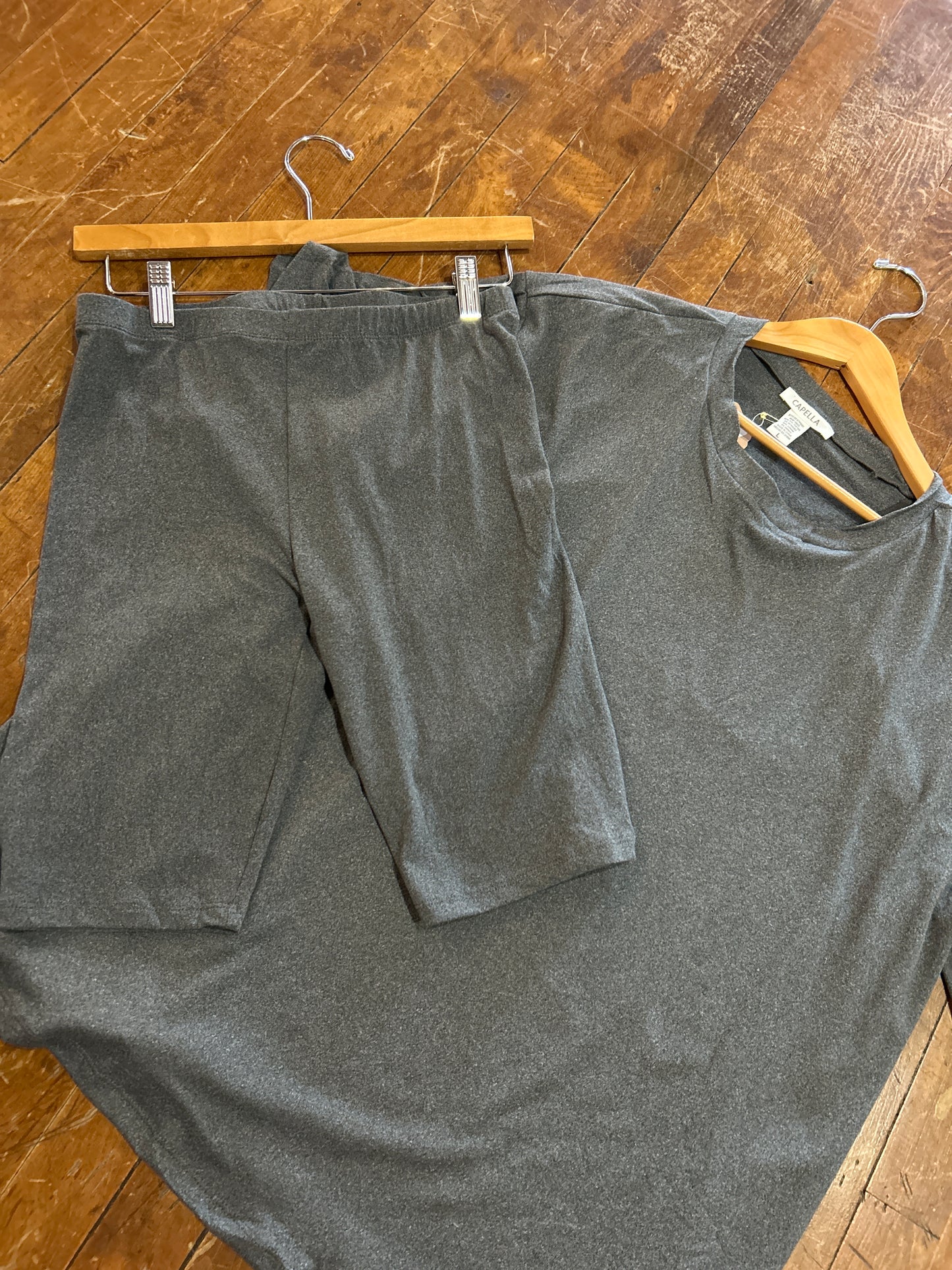 Solid Basic Bike Shorts - Grey