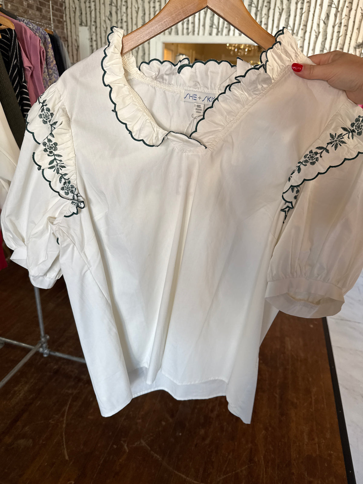 Denise Top - White - Plus
