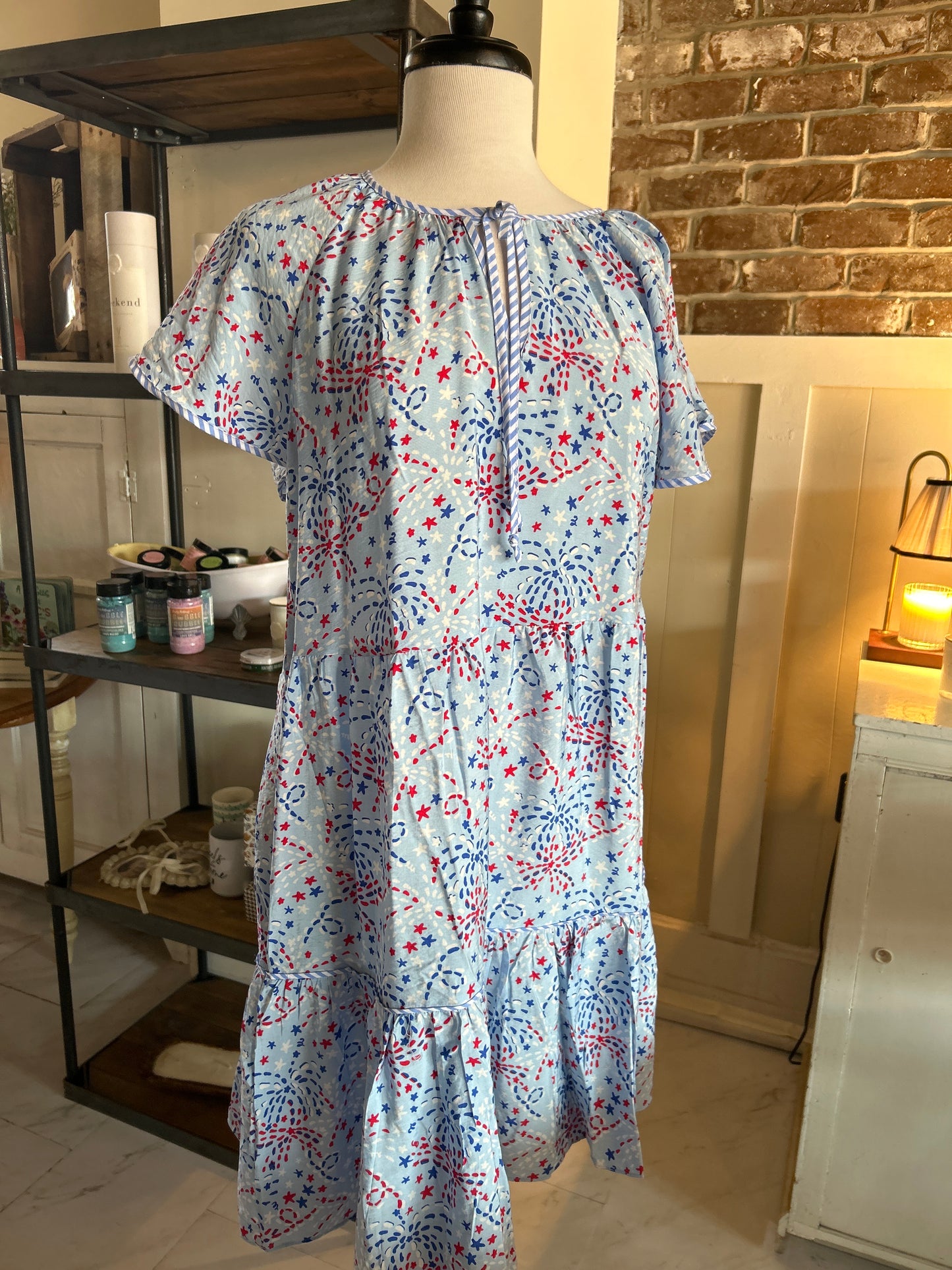 Lillian Dress | Star Spangled Blue
