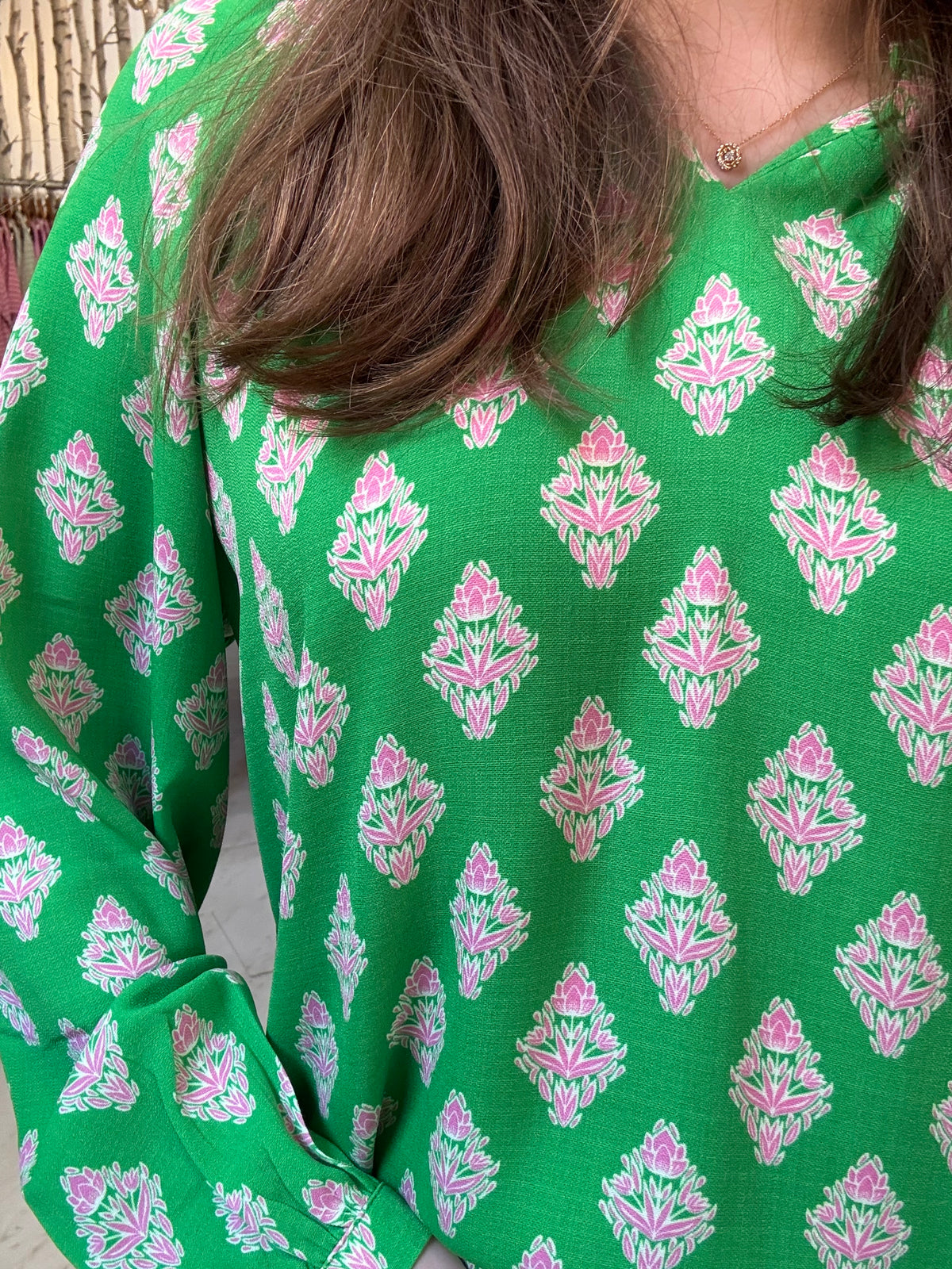 Scarlette Top | Early Riser Green