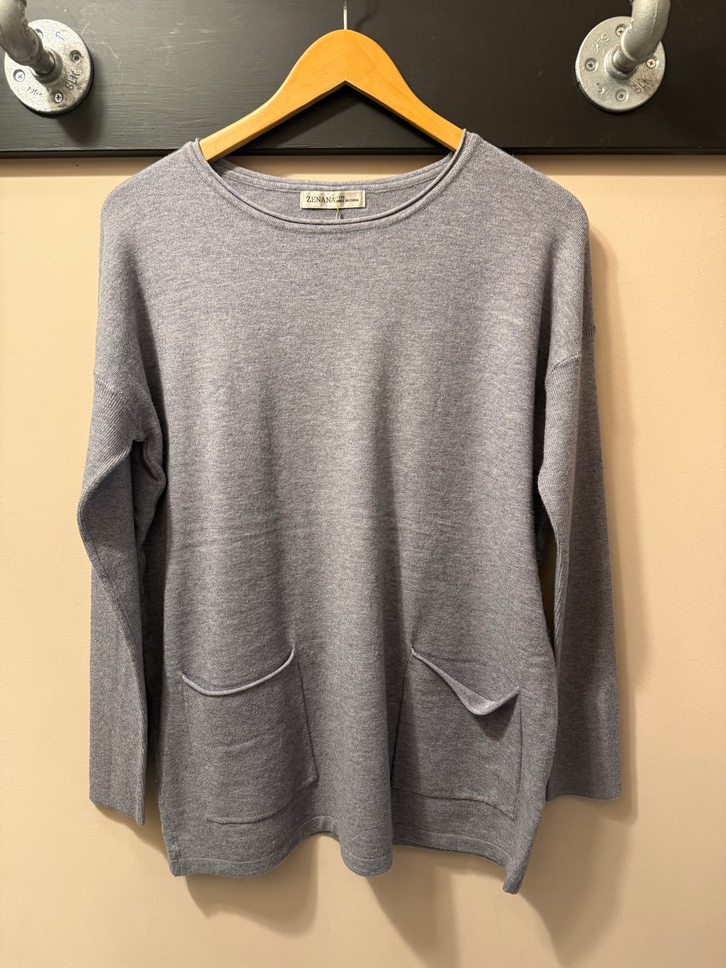 Cecile Top - Grey