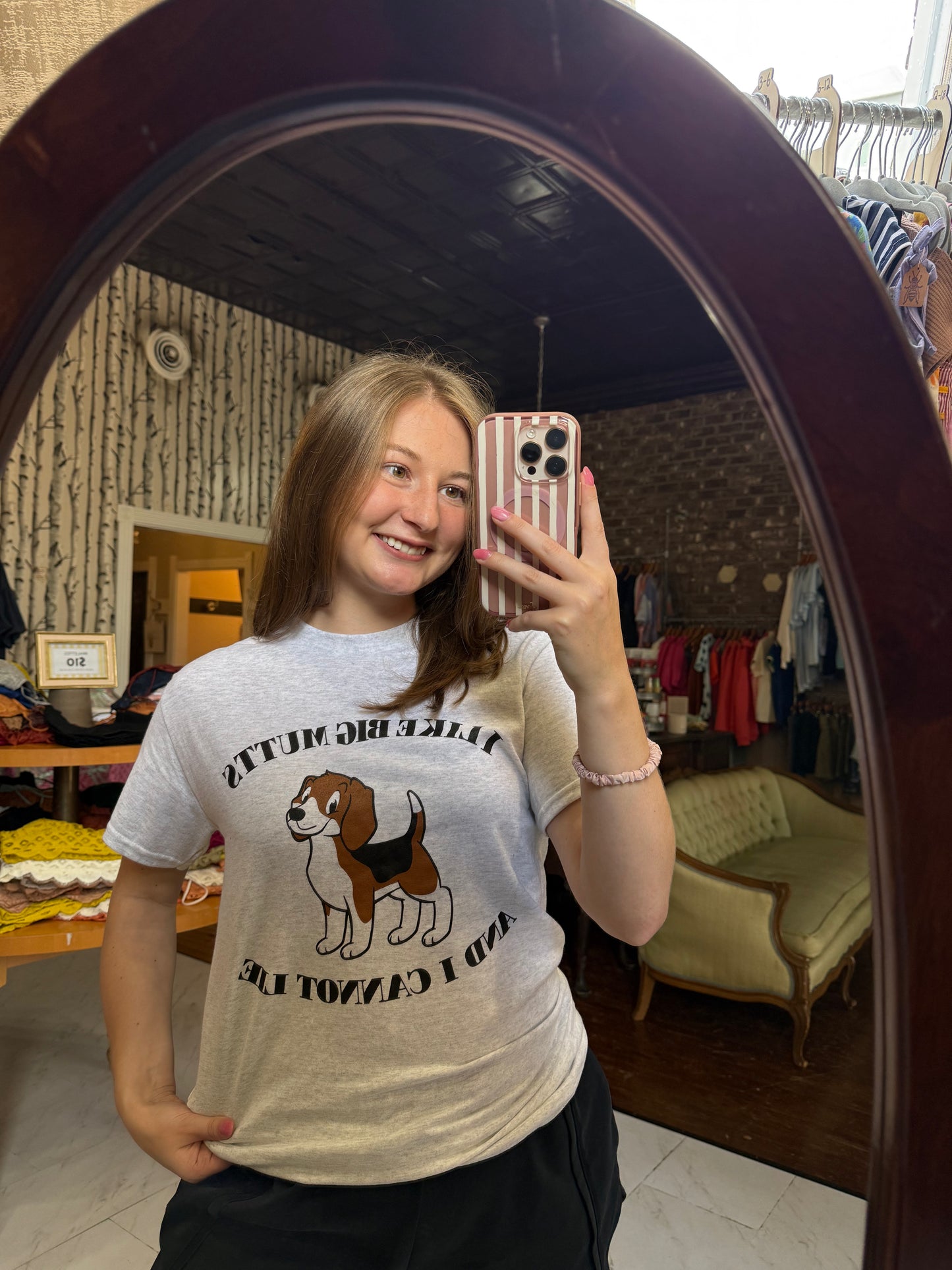 Light Grey Mutts T-Shirt - PAWS FOR A CAUSE