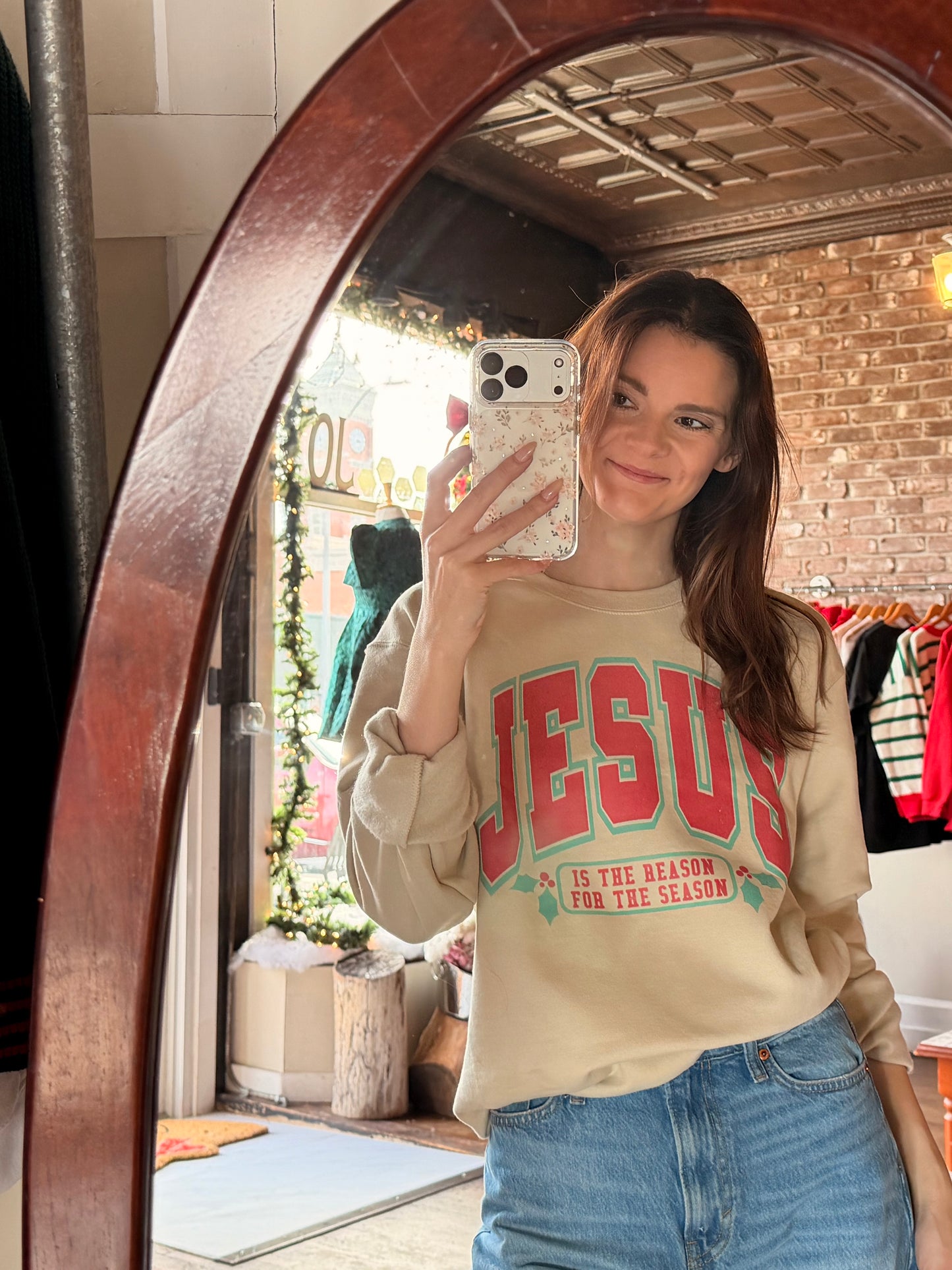 Jesus Is the Reason for the Season Crewneck