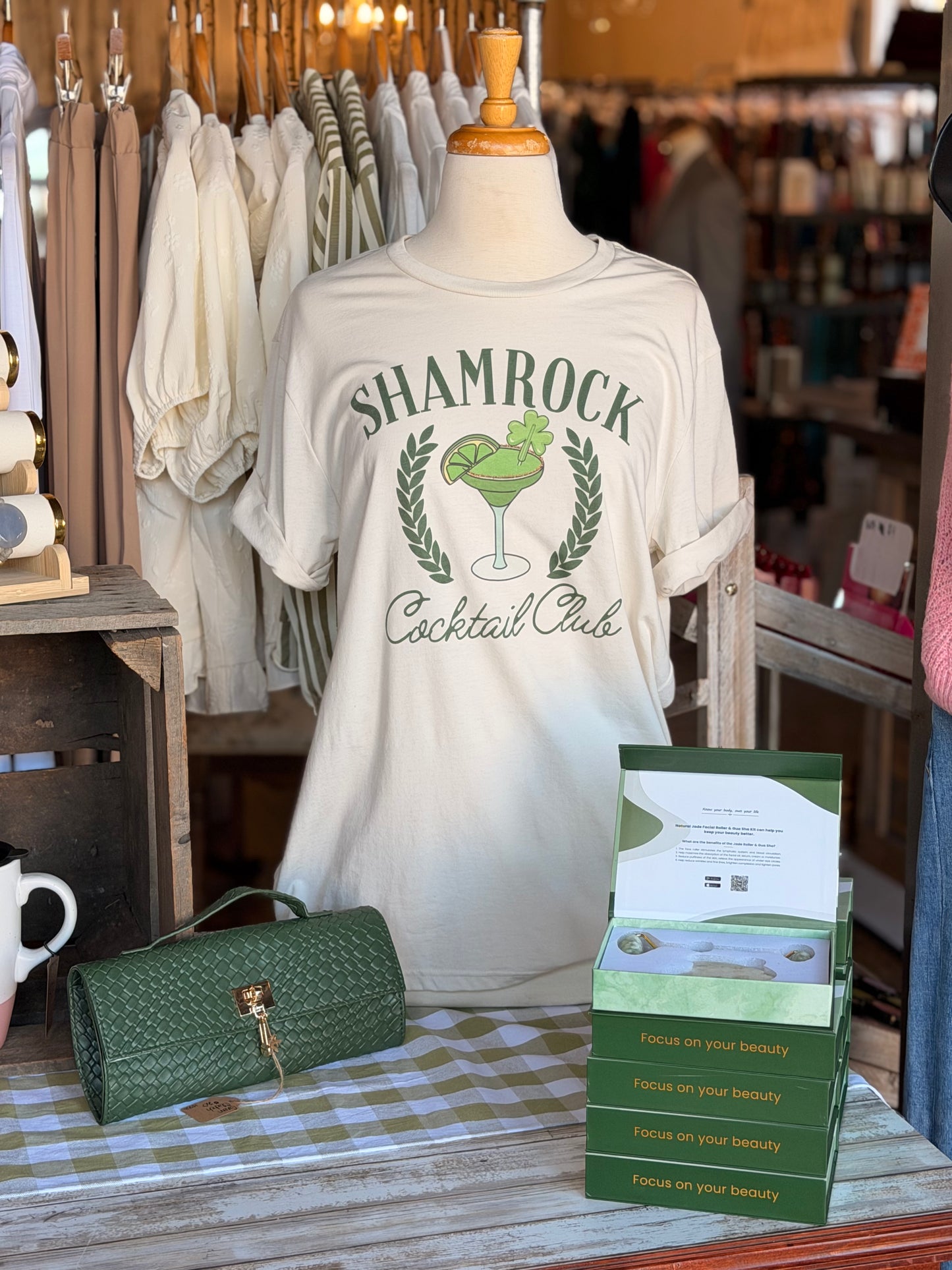 Shamrock Cocktail Club Tee