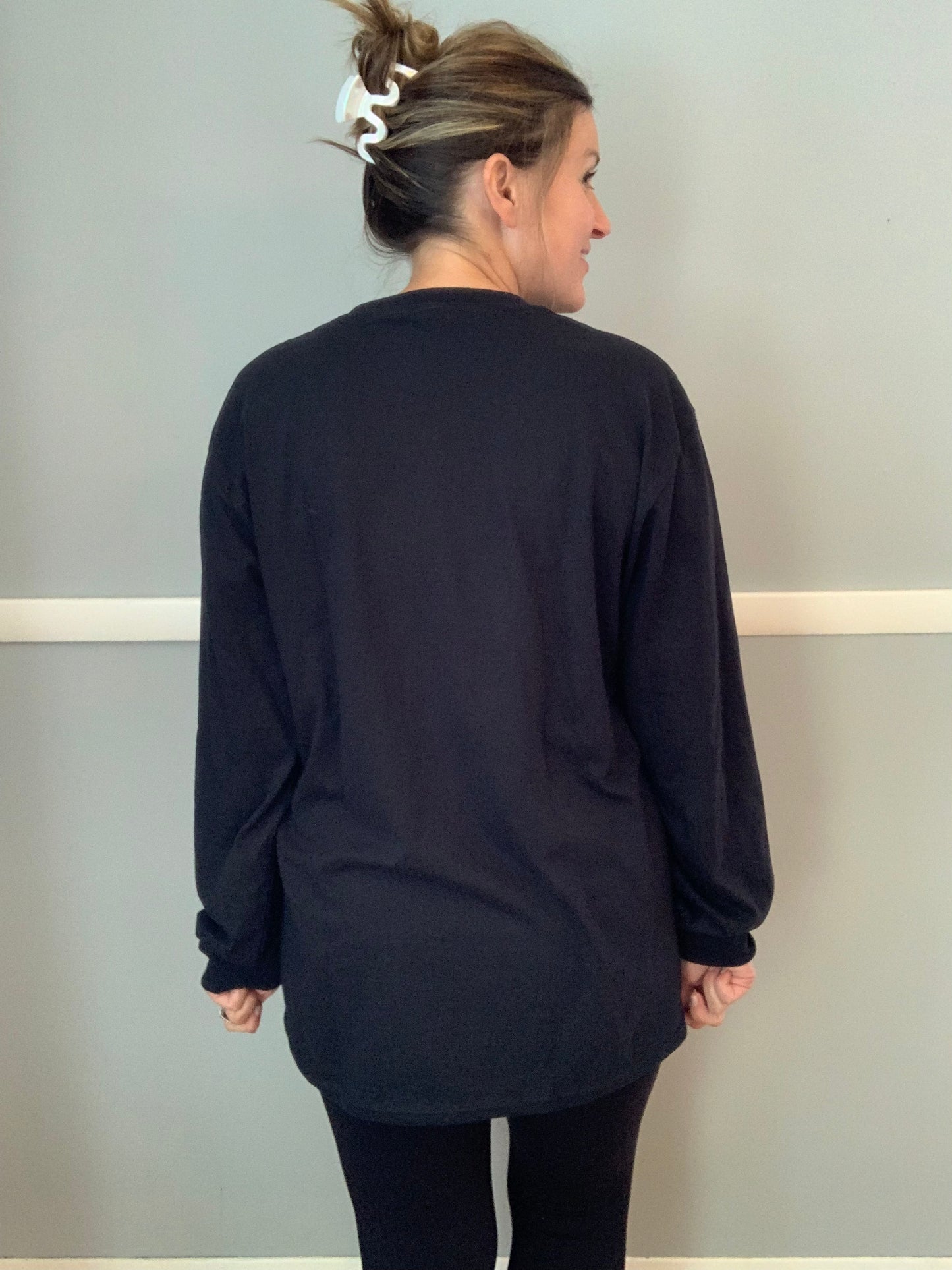 Black Game Day Long Sleeve Tee
