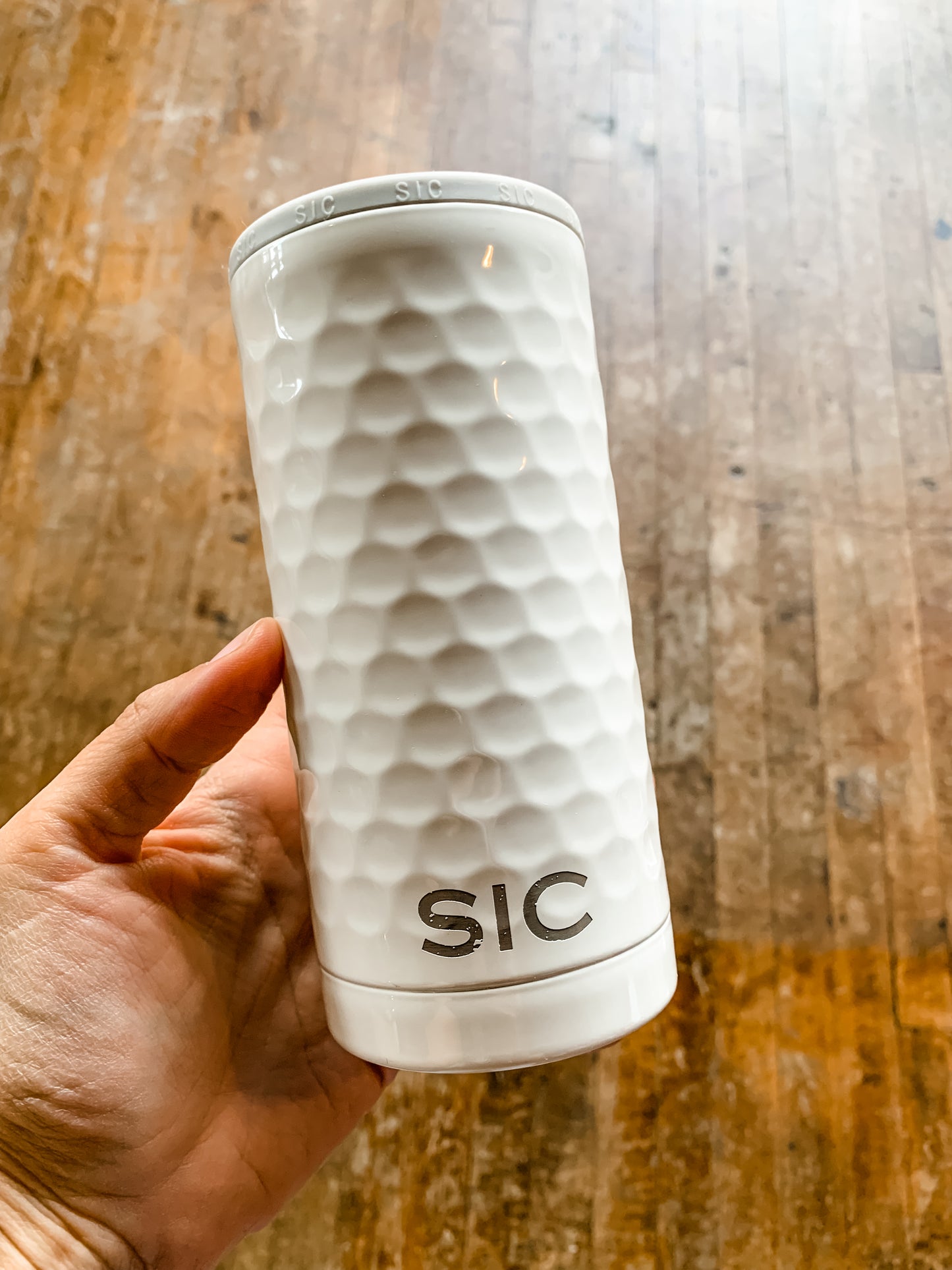 Dimpled Golf Can Cooler