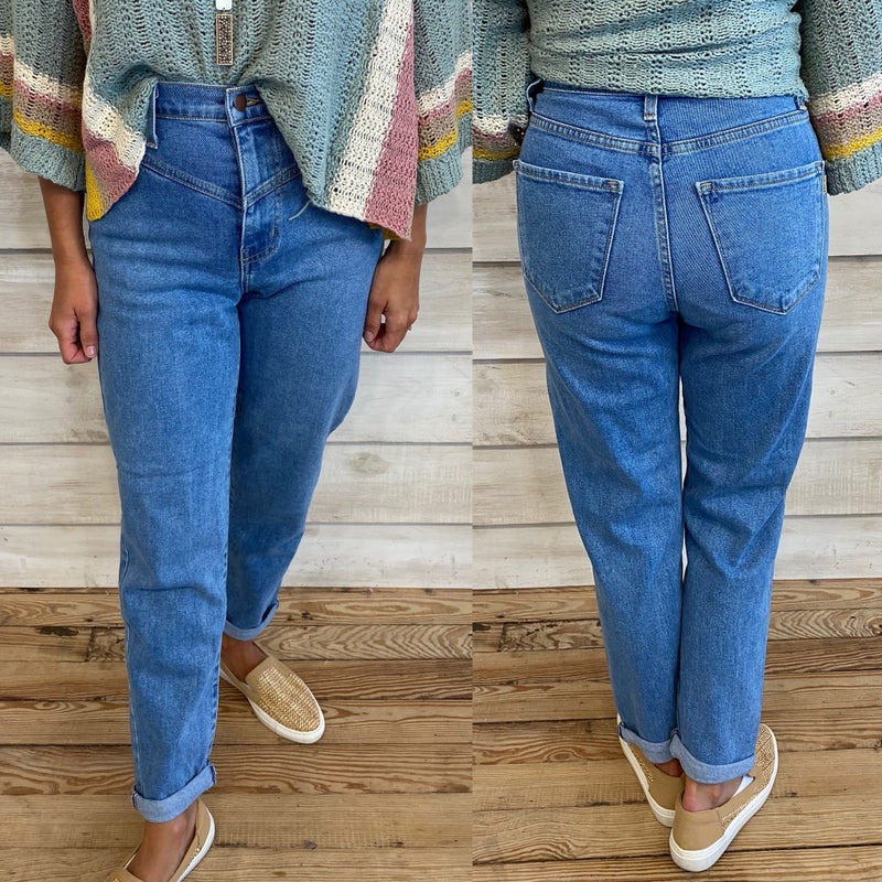 Medium Wash Mom Jeans
