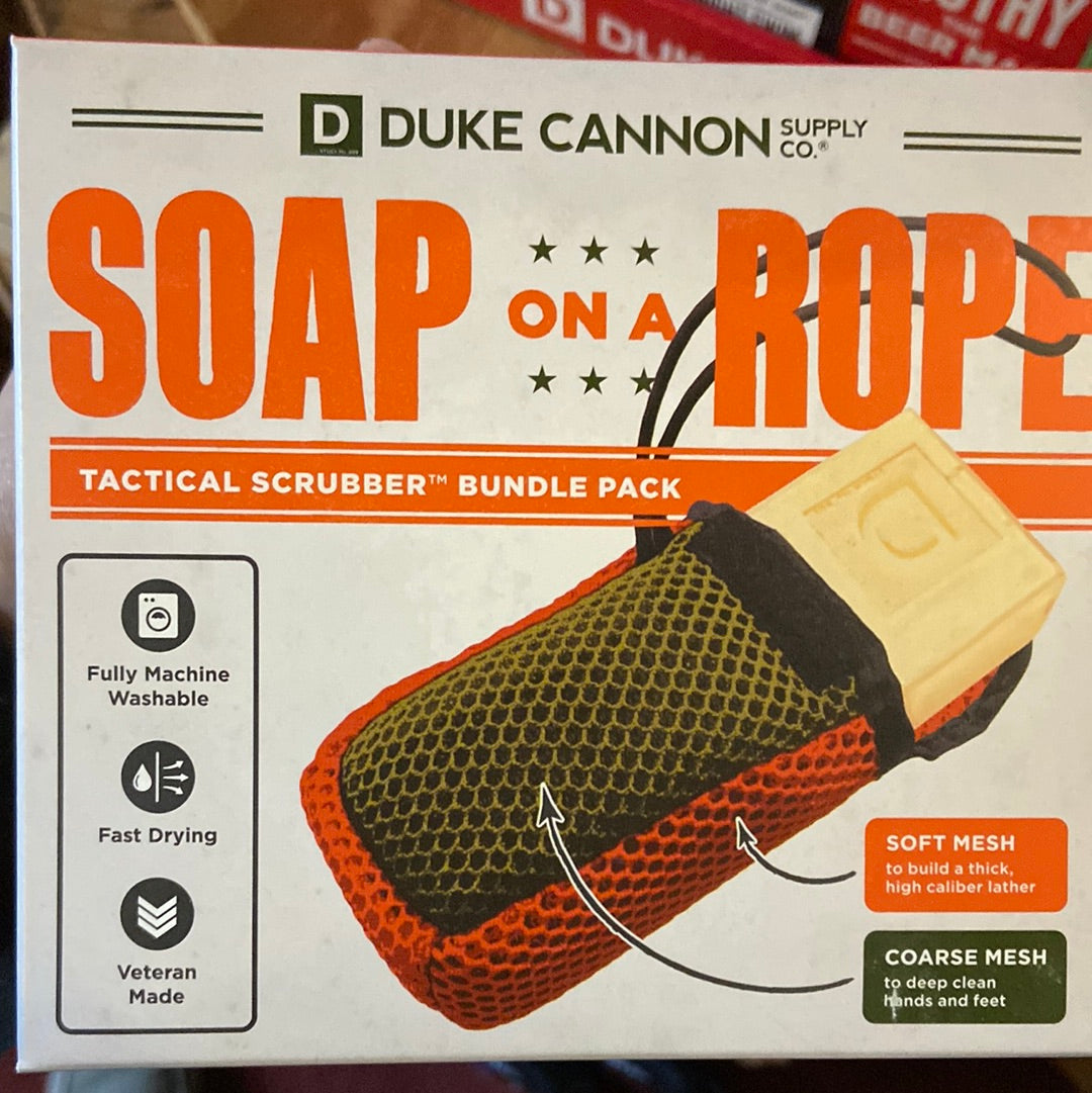 Duke Cannon - Soap on Rope Bundle - Scrubber with Soap