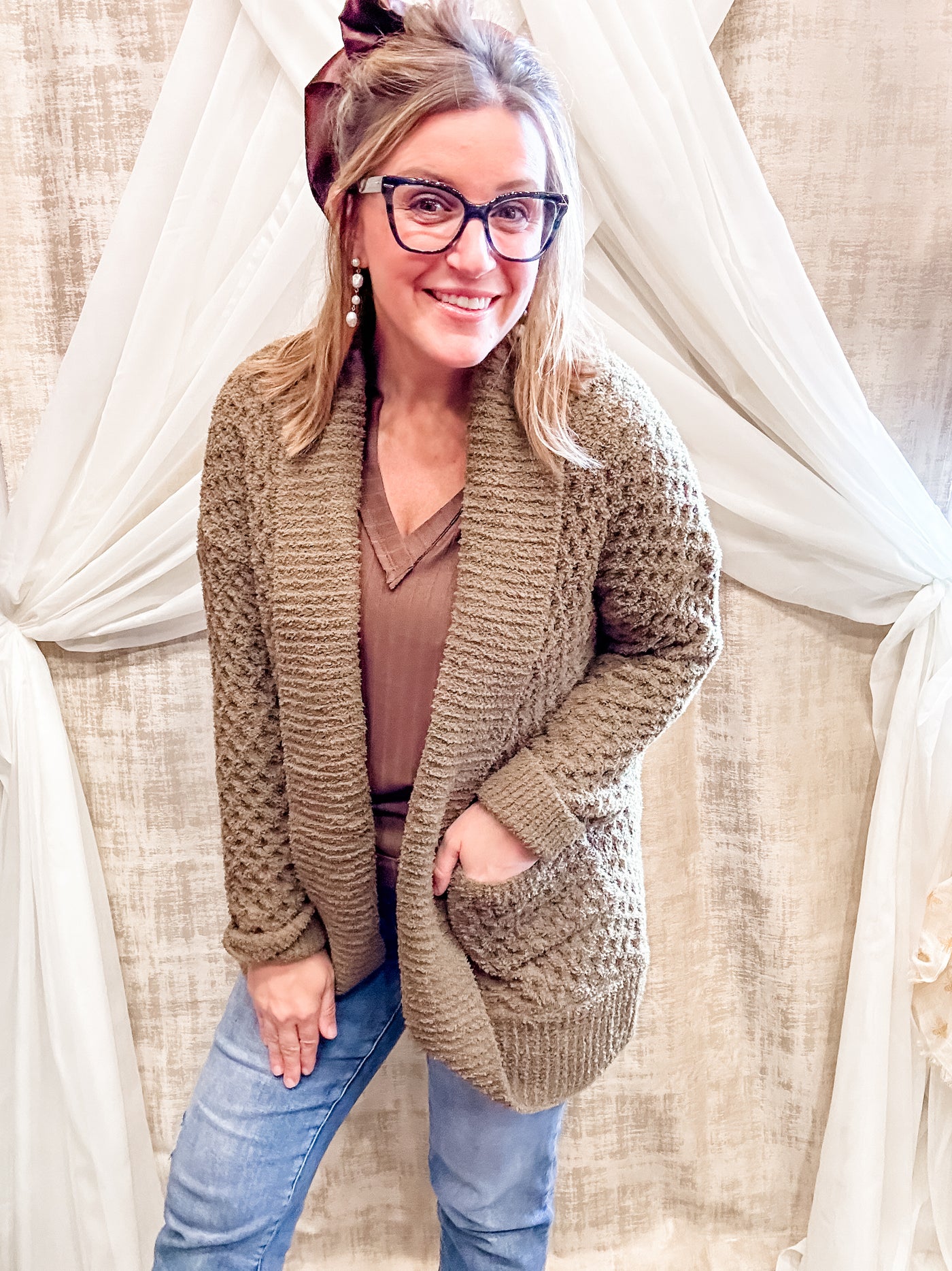 Olive Cardigan