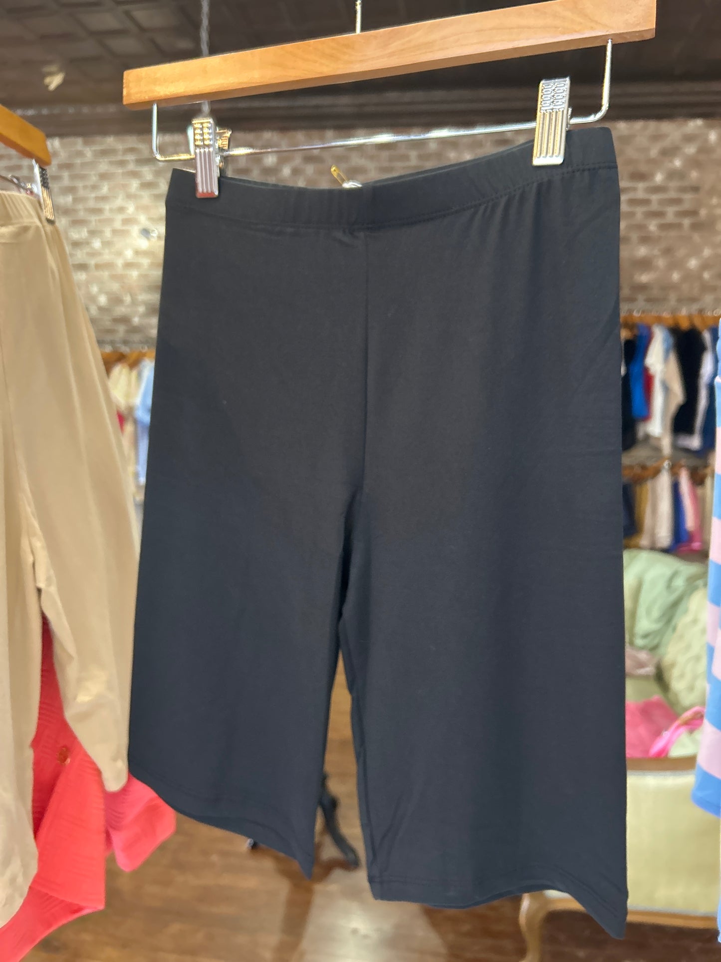Solid Basic Bike Shorts - Black