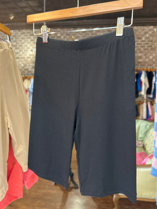 Solid Basic Bike Shorts - Black
