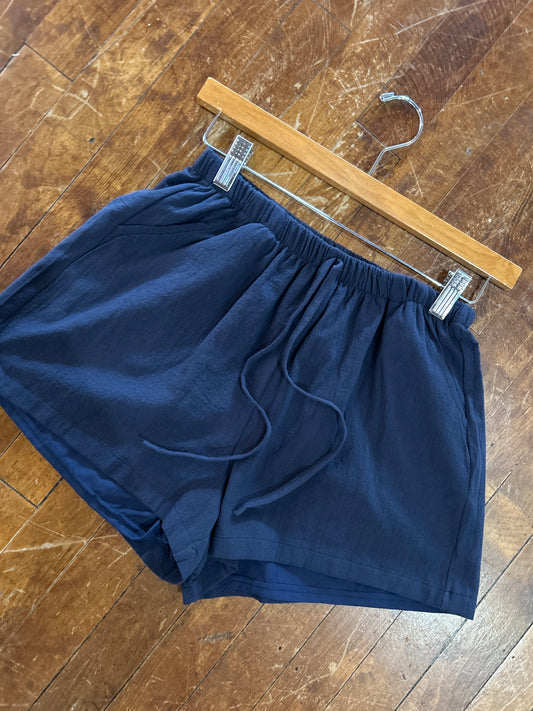 Essential Cotton Comfort Shorts - Navy