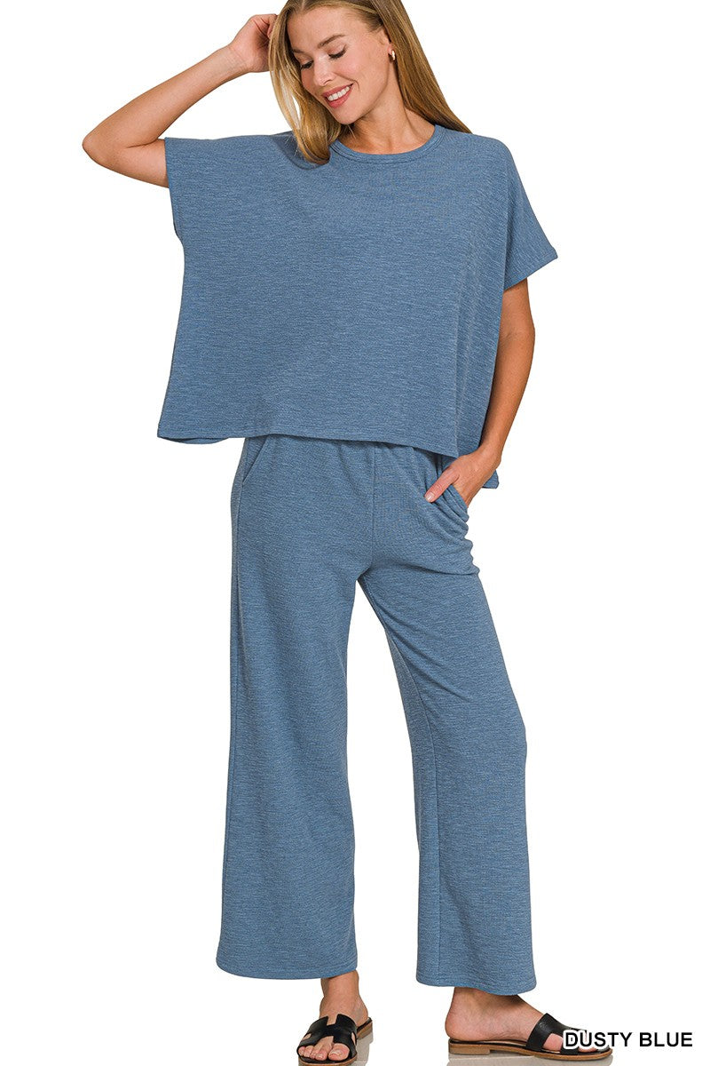 Alora Set - Dusty Blue