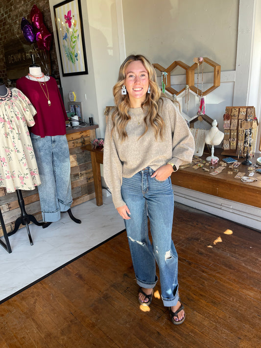 Pippa Sweater - Mocha Grey