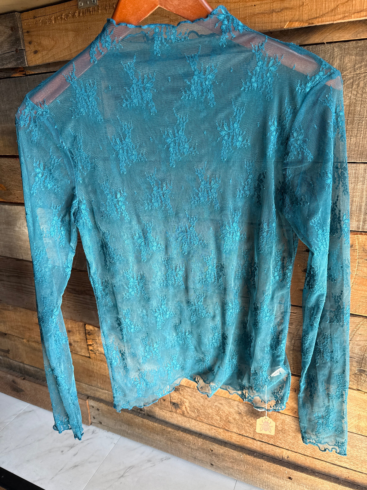 Lace Undershirt - Teal