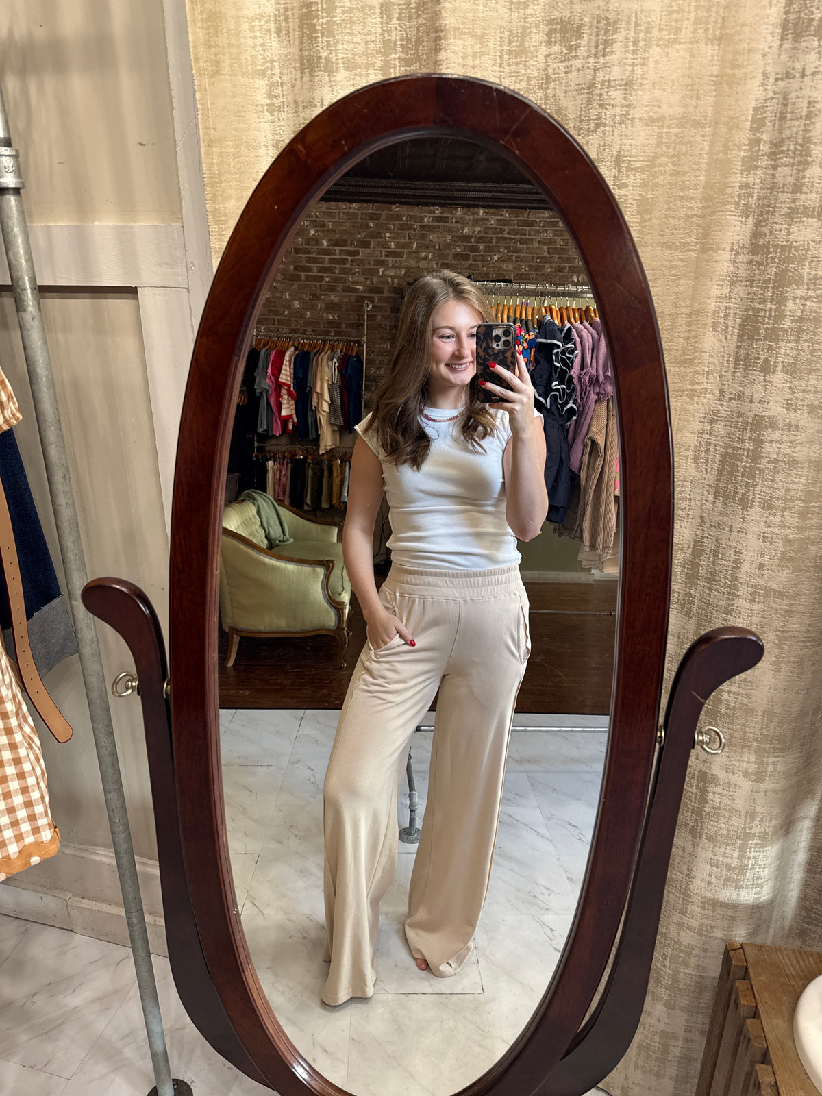 Emery Sweatpants - Light Khaki