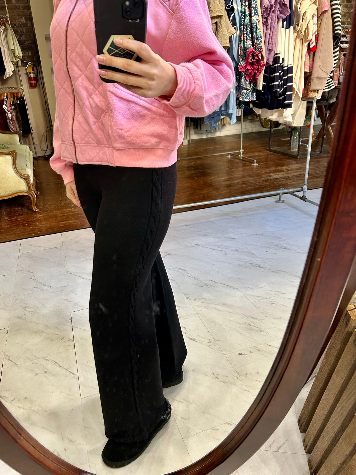 Lina Sweater Pants - Black