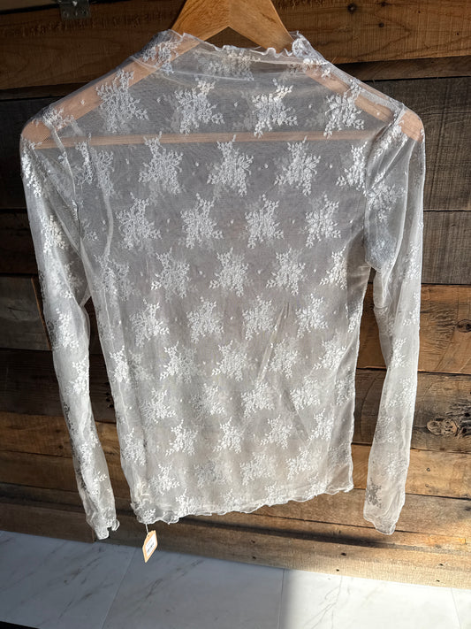 Lace Undershirt - Bone