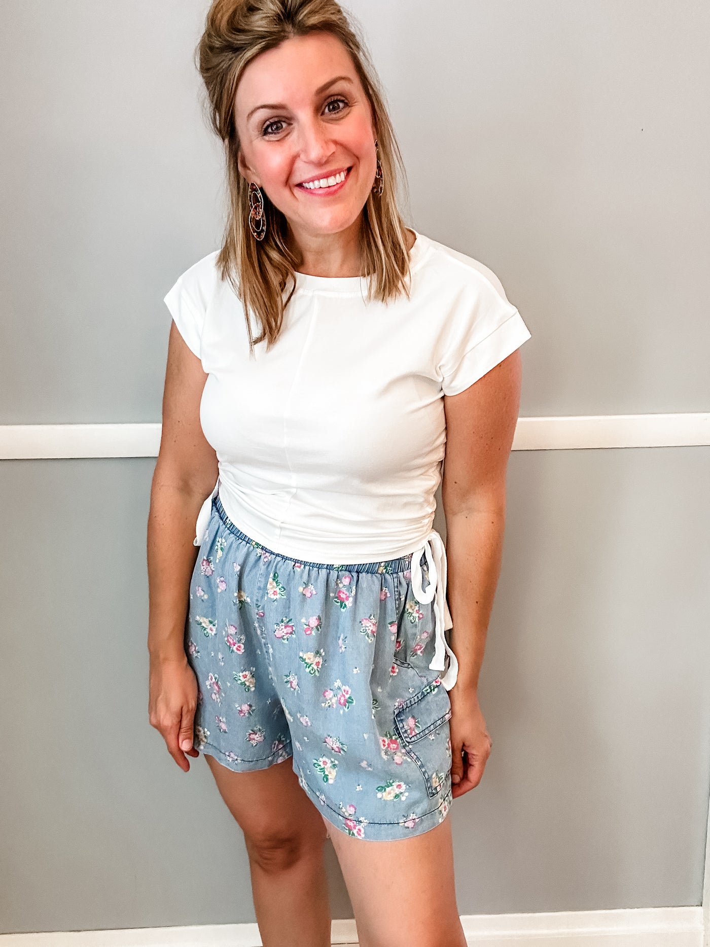 Floral Print Shorts