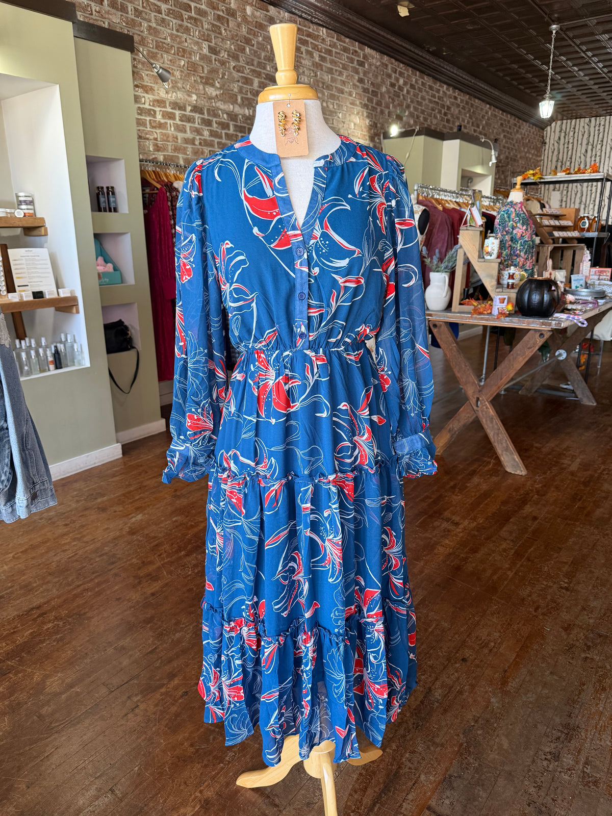 Banks Midi Dress - Teal