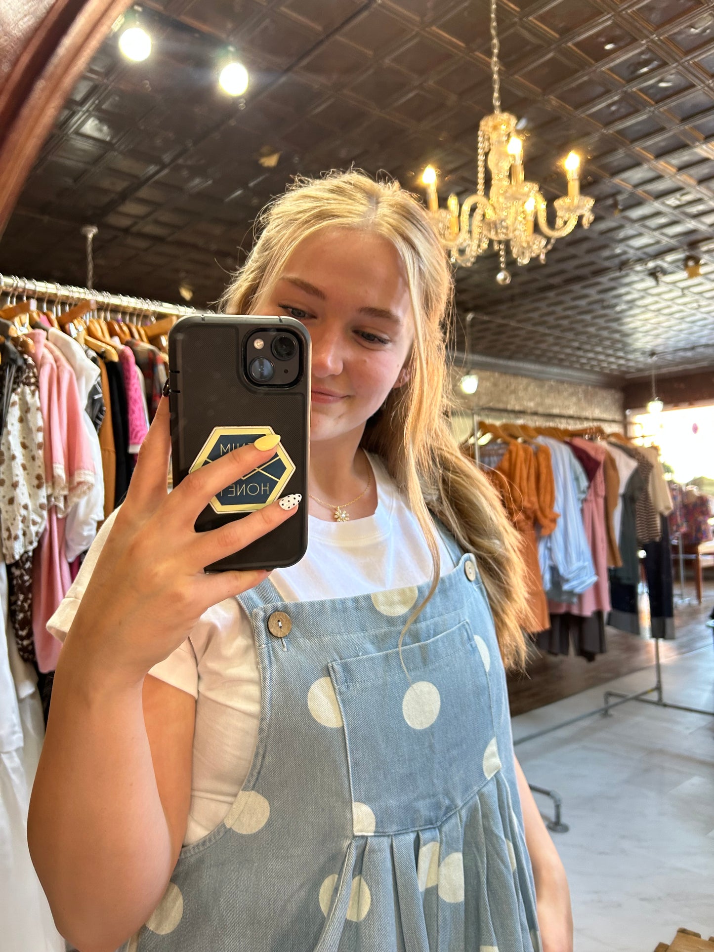 Wren Polka Dot Overalls