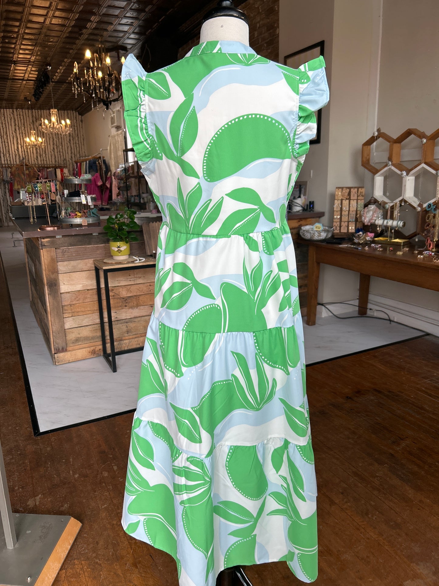 Kari Dress | in the Shade Light Blue - Mary Square