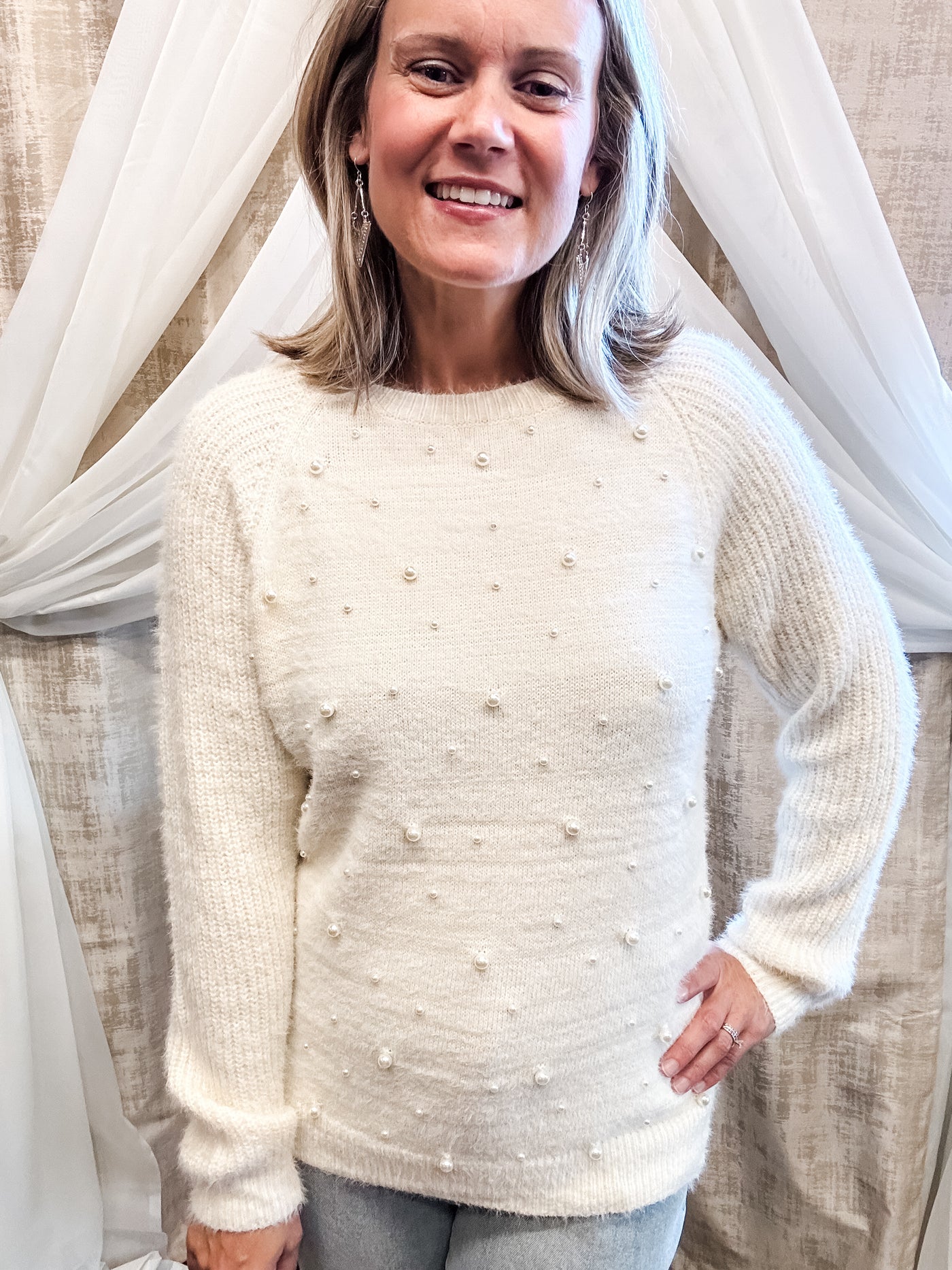 Ivory Pearl Sweater