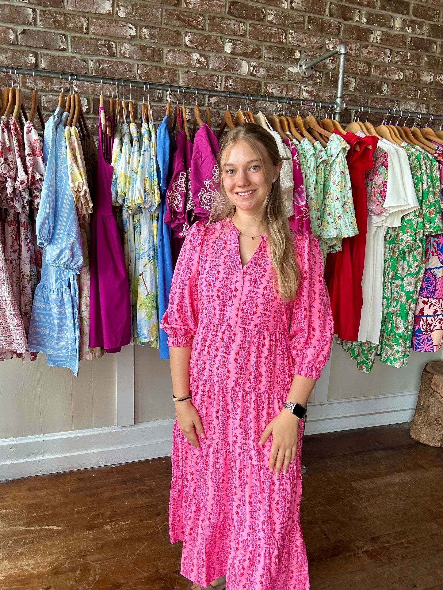 Cameron Dress | Heirloom Vine Pink