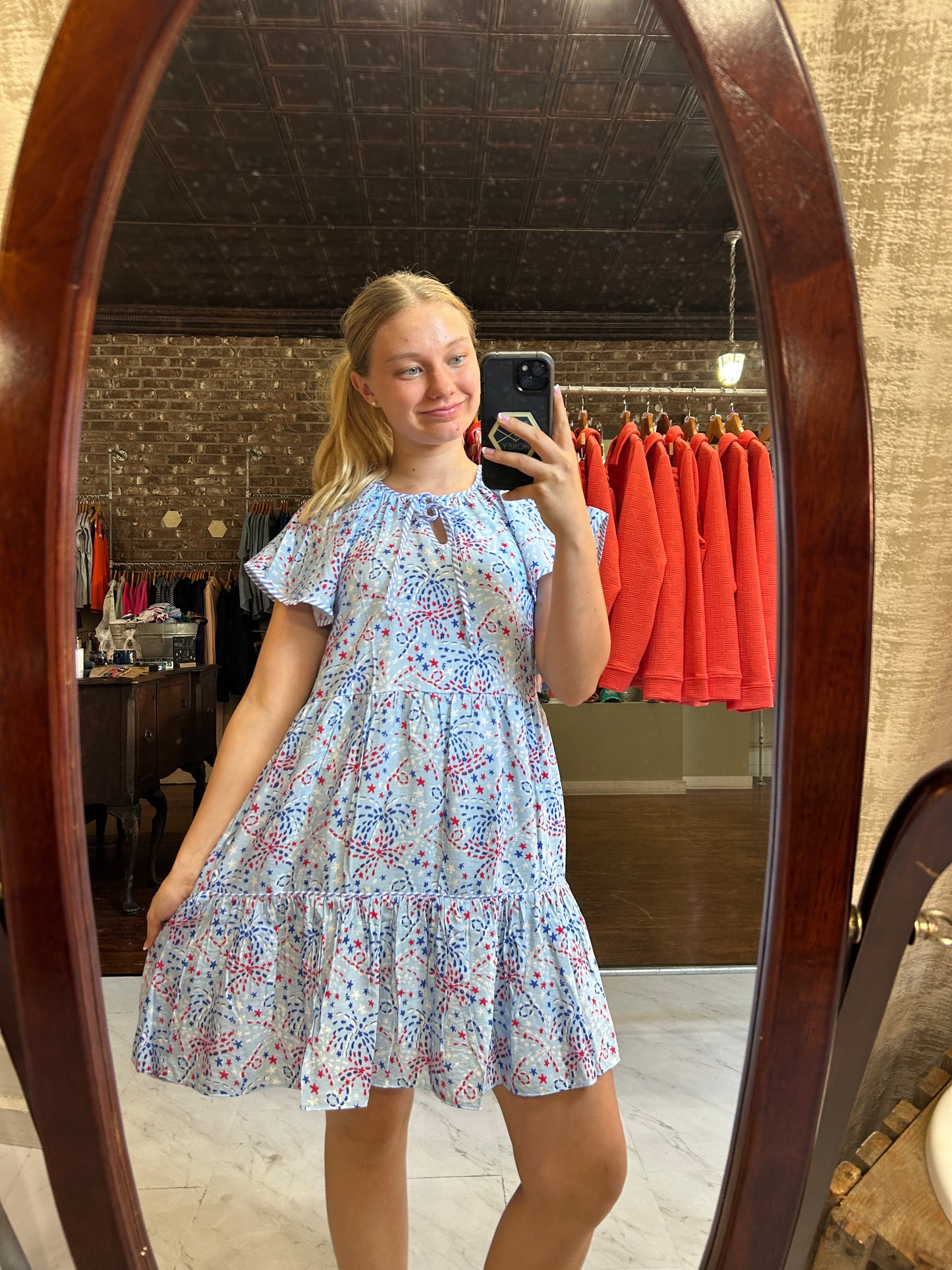 Lillian Dress | Star Spangled Blue
