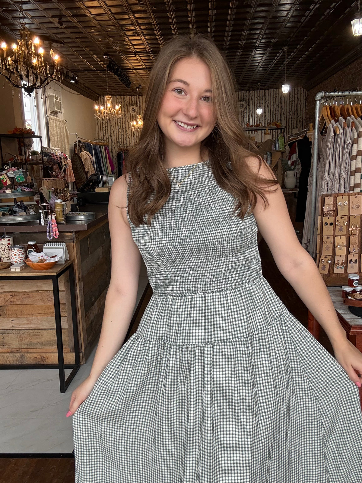 Sutton Dress - Hunter Green