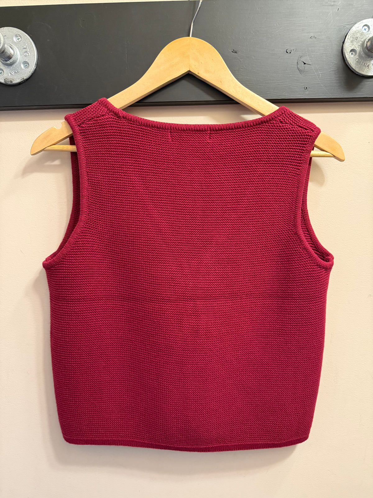 Sophia Sweater Vest - Cabernet