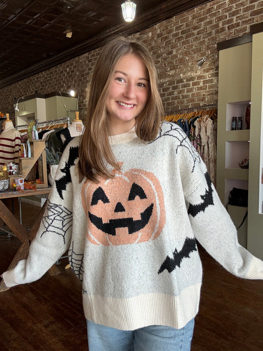 Spooky Halloween Knit Sweater