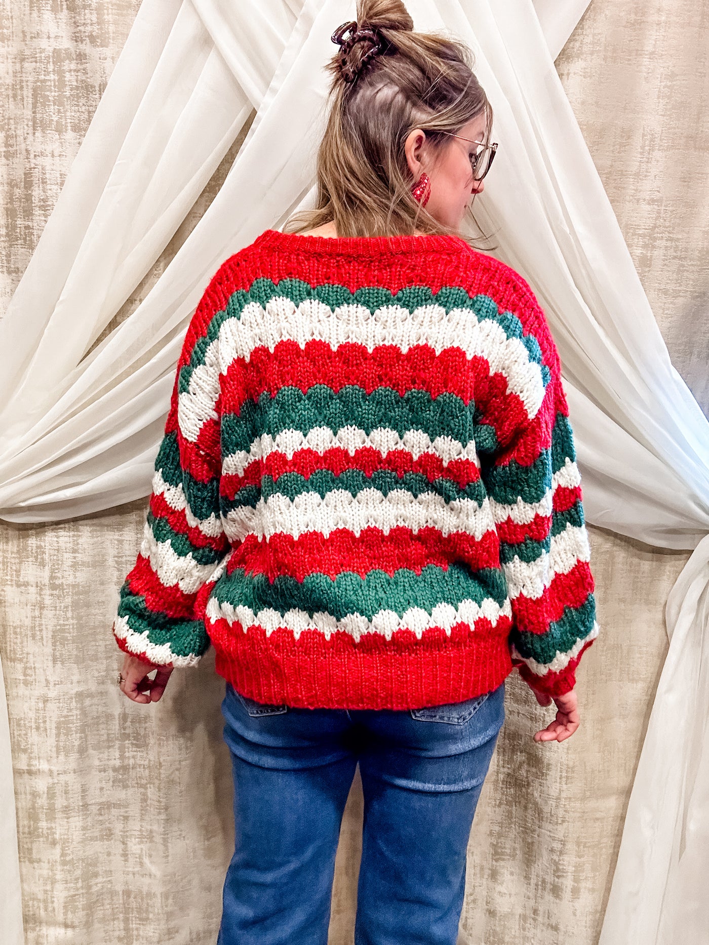 Red and Green Sweater