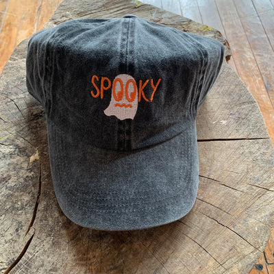 Spooky Embroidered Baseball Hat