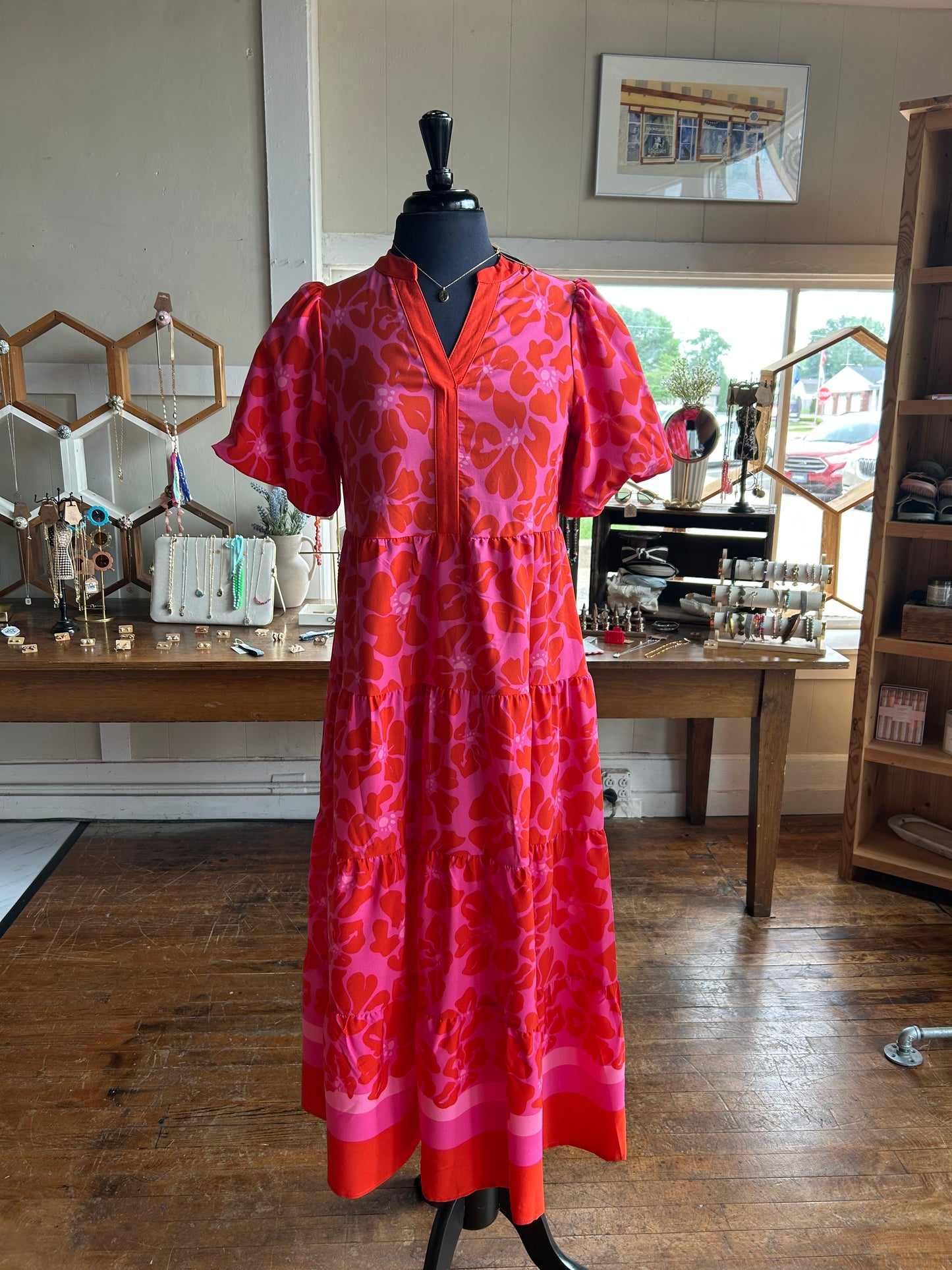 Kinsley Dress | Garden Samba Pink - Mary Square