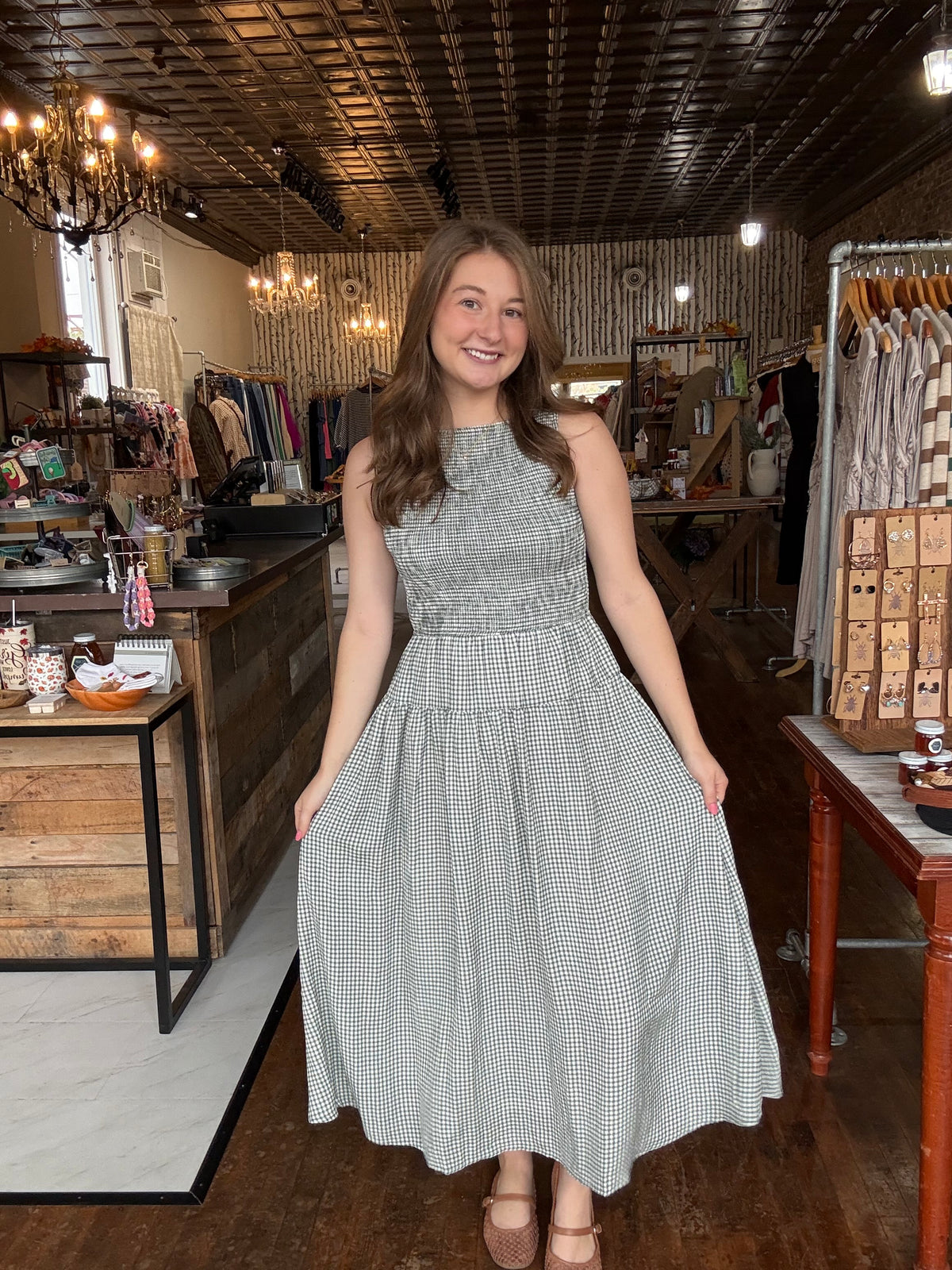 Sutton Dress - Hunter Green