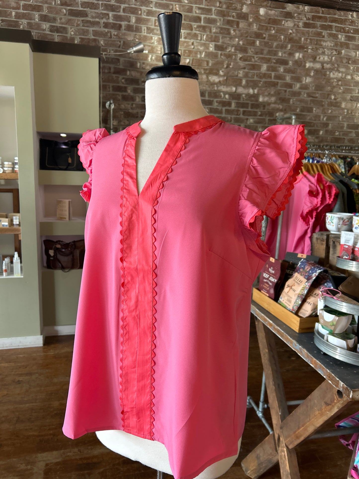 Kira Top | Pink - Mary Square