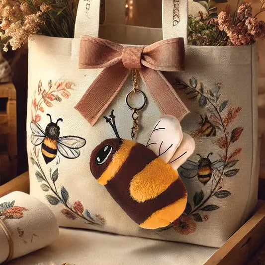 Bee Plushie Keychain