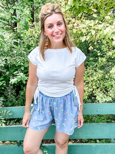 Floral Print Shorts