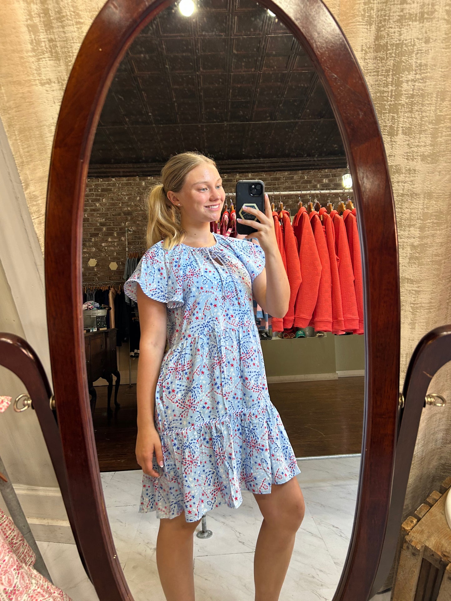 Lillian Dress | Star Spangled Blue
