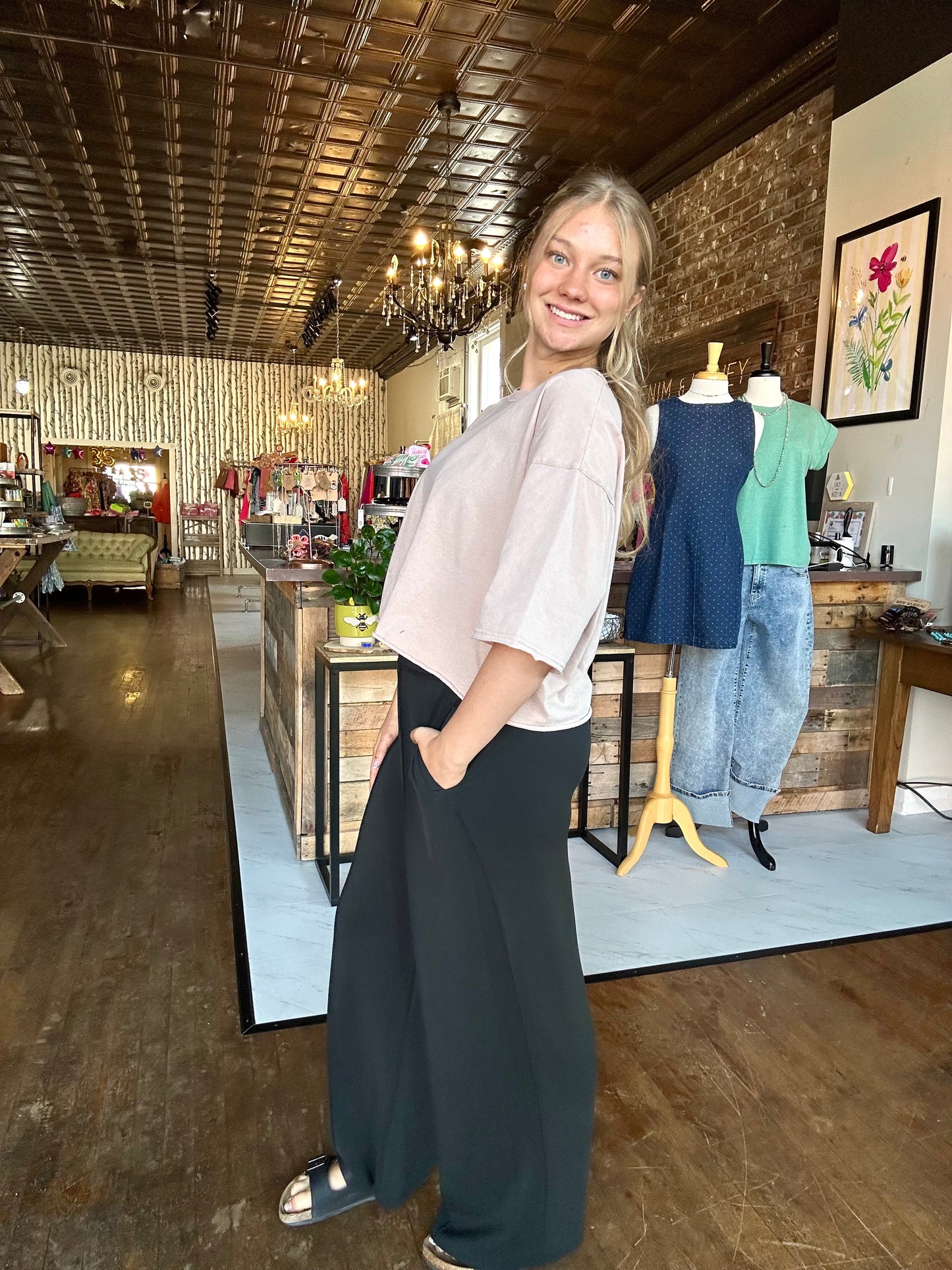 Payton Pants | Black - Mary Square