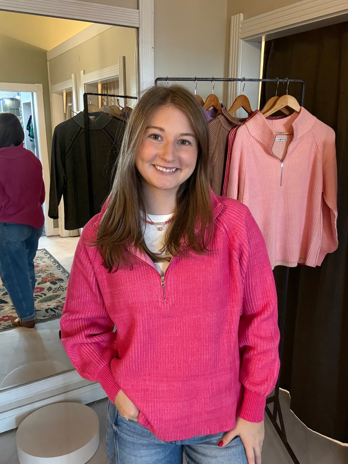 Two toned QuarterZip