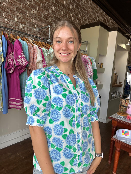 Elaine Top | Summerfair Blue