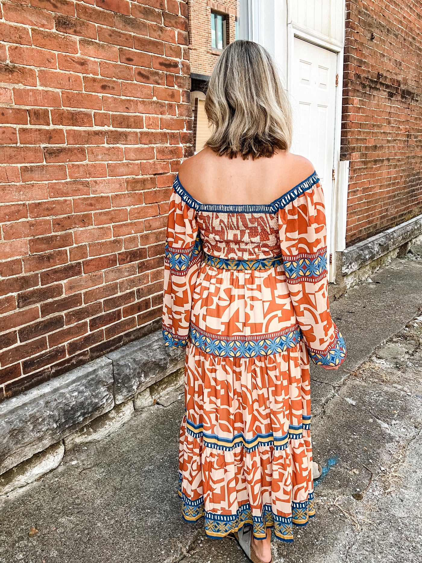 Camel Print Dress