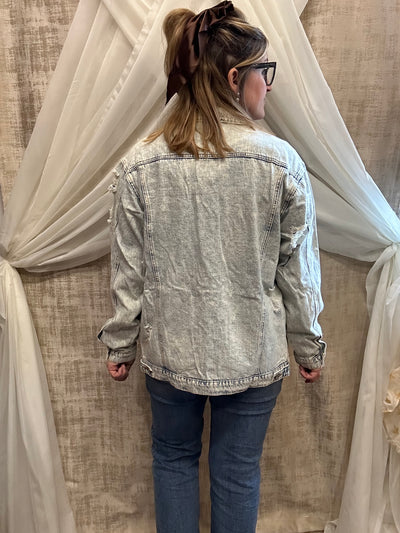 Distressed Denim Jacket