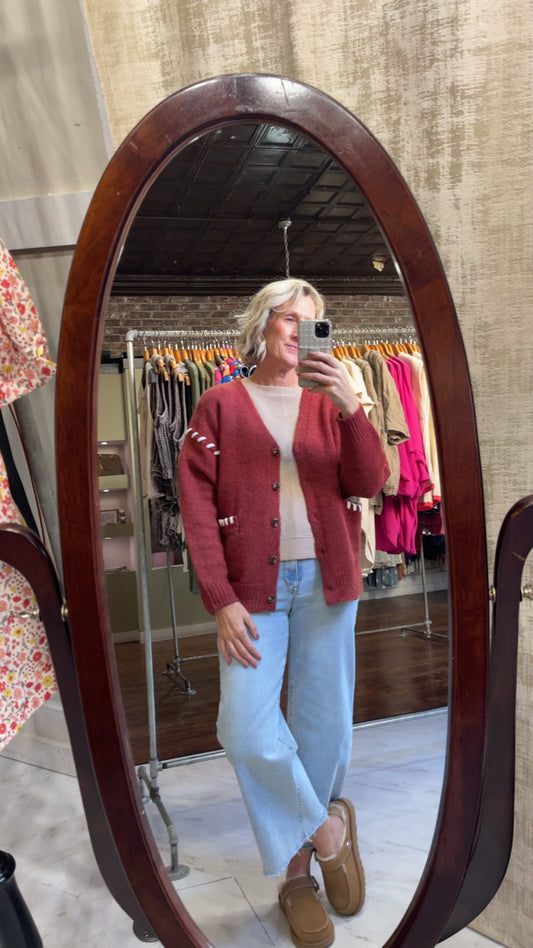 Lennie Cardigan - Rust