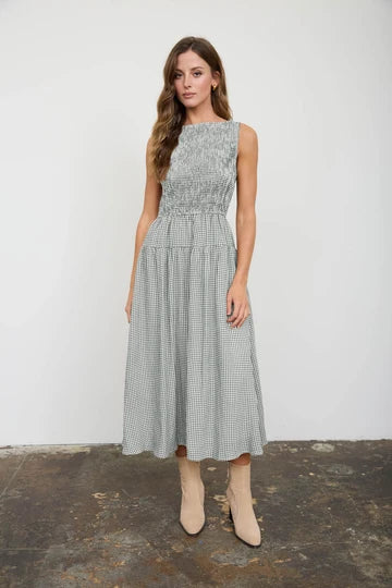Sutton Dress - Hunter Green