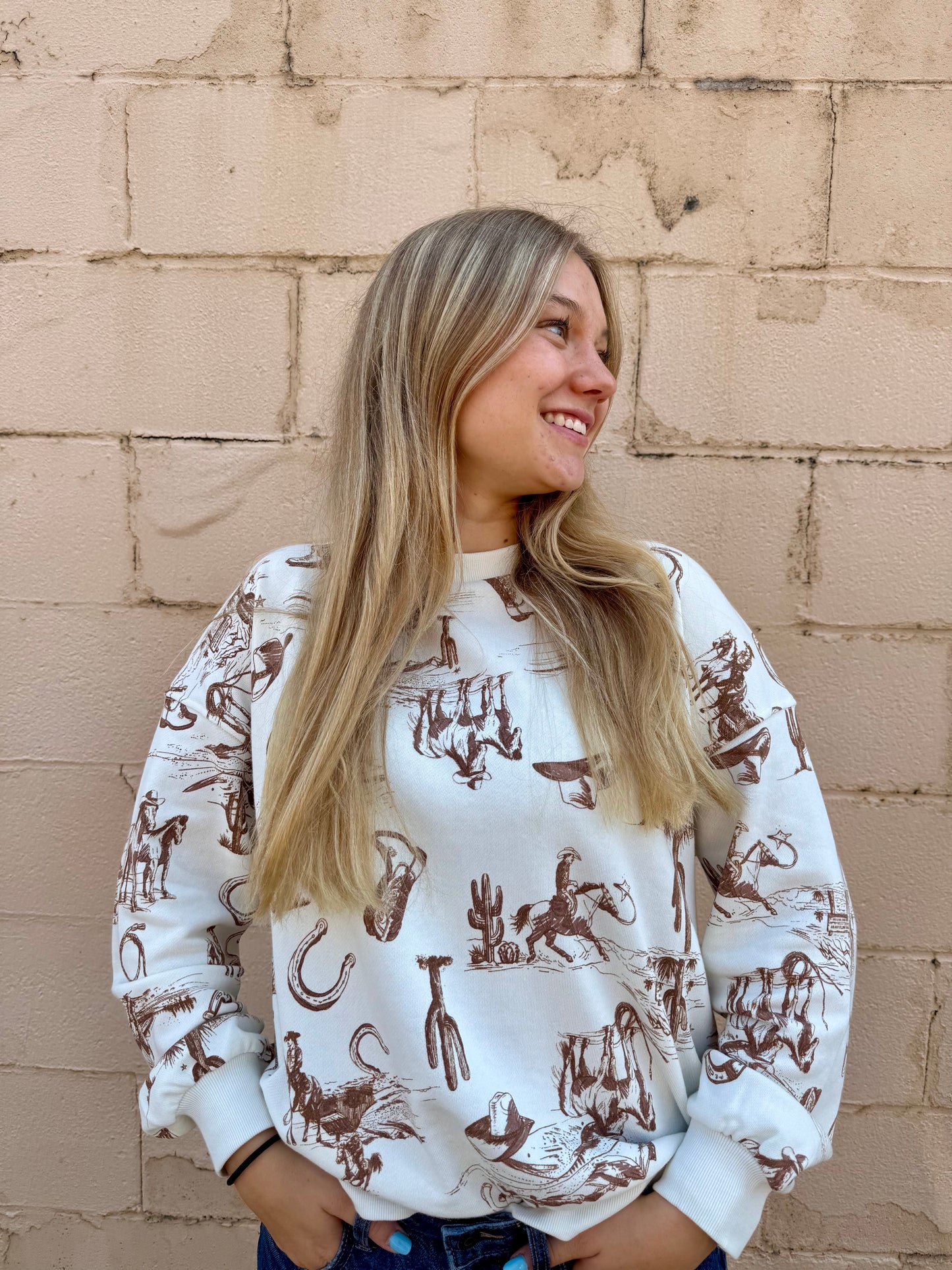 Laine Crewneck - Cream